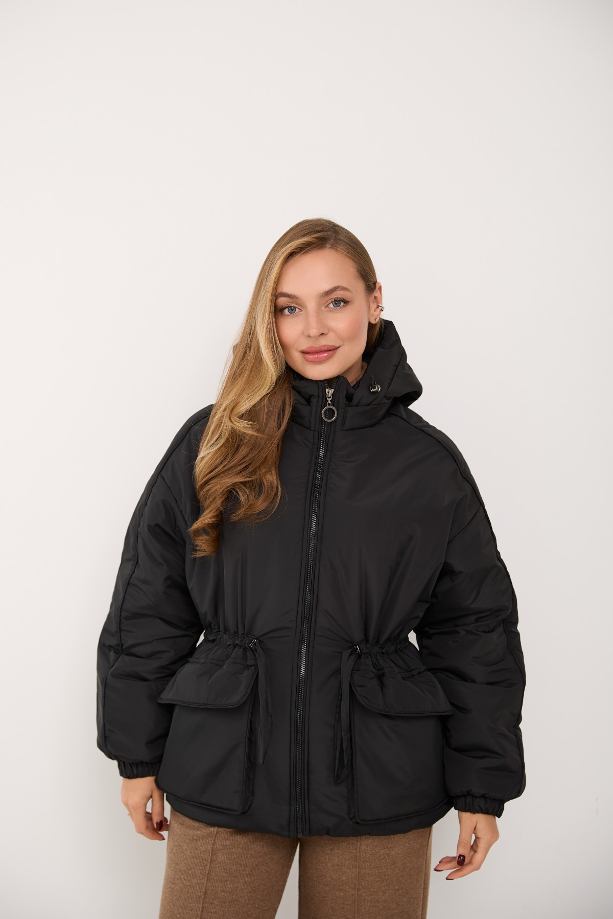 Куртка Бренд 65 Плащівка Ammy 16186 Цвет: Чорний - фото №5 Куртка Бренд 65 Плащівка Ammy 16186 Цвет: Чорний