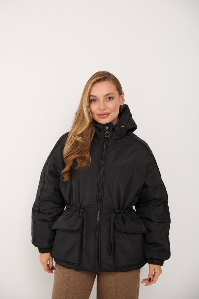 Куртка Бренд 65 Плащівка Ammy 16186 Цвет: Чорний - фото №5 Куртка Бренд 65 Плащівка Ammy 16186 Цвет: Чорний