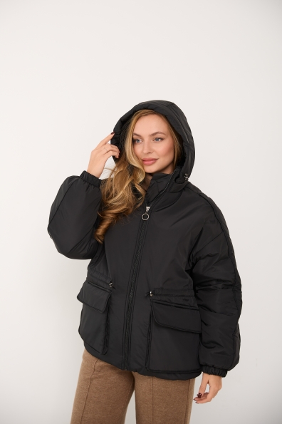 Куртка Бренд 65 Плащівка Ammy 16186 Цвет: Чорний - фото №7 Куртка Бренд 65 Плащівка Ammy 16186 Цвет: Чорний