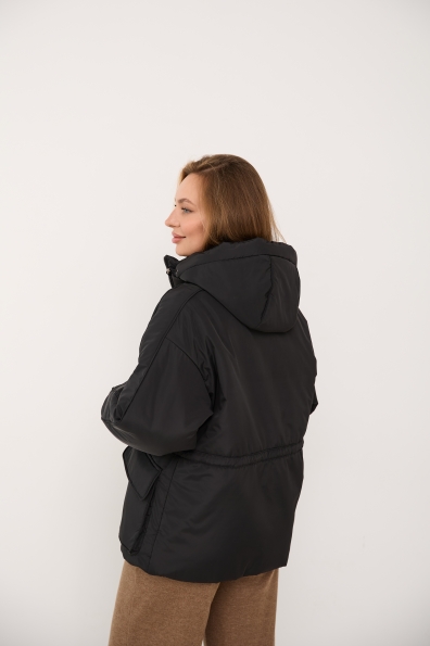 Куртка Бренд 65 Плащівка Ammy 16186 Цвет: Чорний - фото №4 Куртка Бренд 65 Плащівка Ammy 16186 Цвет: Чорний