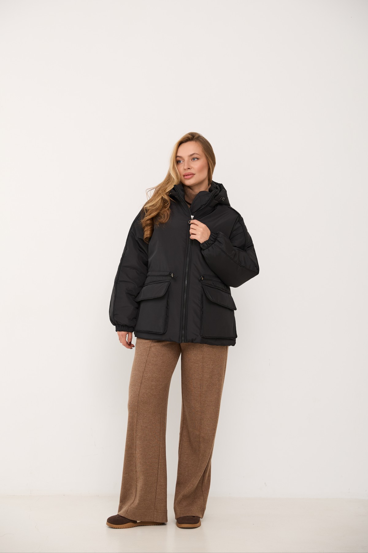 Куртка Бренд 65 Плащівка Ammy 16186 Цвет: Чорний - фото №6 Куртка Бренд 65 Плащівка Ammy 16186 Цвет: Чорний