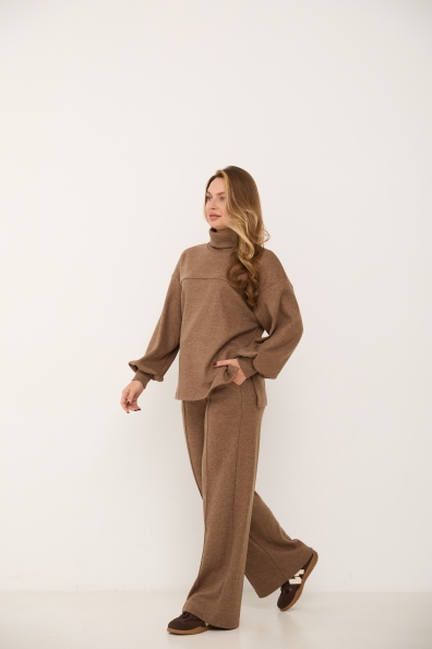 Купити Костюм "Кава" Трикотаж Ангора преміум 16090 оптом і в роздріб