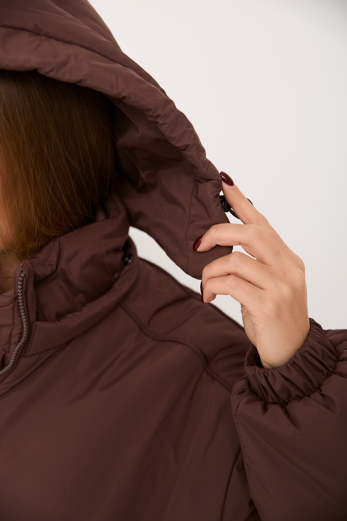 Куртка Бренд 65 Плащівка Ammy 16186 Цвет: Шоколад - фото №5 Куртка Бренд 65 Плащівка Ammy 16186 Цвет: Шоколад