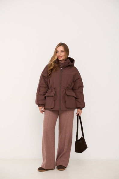 Куртка Бренд 65 Плащівка Ammy 16186 Цвет: Шоколад - фото №8 Куртка Бренд 65 Плащівка Ammy 16186 Цвет: Шоколад