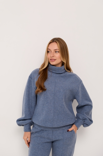 Костюм Сюїт Трикотаж Ангора преміум 16086 Цвет: Джинс 1