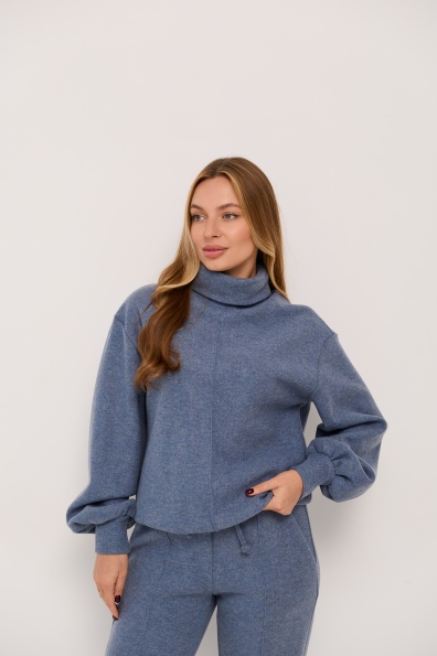 Костюм Сюїт Трикотаж Ангора преміум 16086 Цвет: Джинс 1