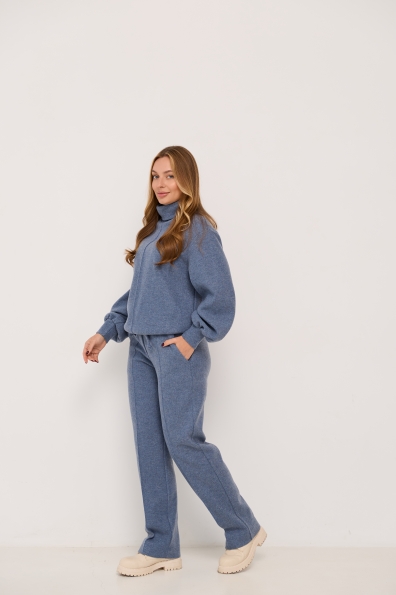 Костюм Сюїт Трикотаж Ангора преміум 16086 Цвет: Джинс 1