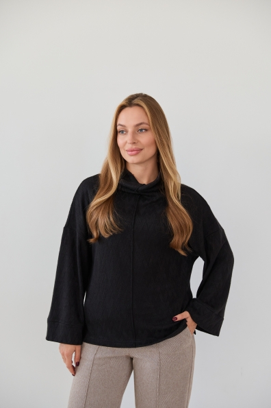 Купити Блуза "Мьюз" 7/8 Трикотаж Ангора дизайн 16149 оптом і в роздріб