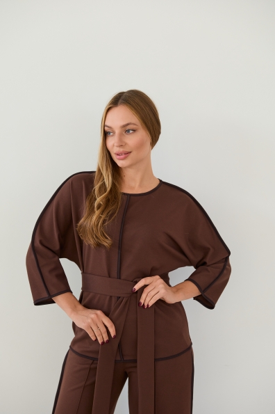 Купити Костюм "Аура" Трикотаж француз однотонний 16131 оптом і в роздріб