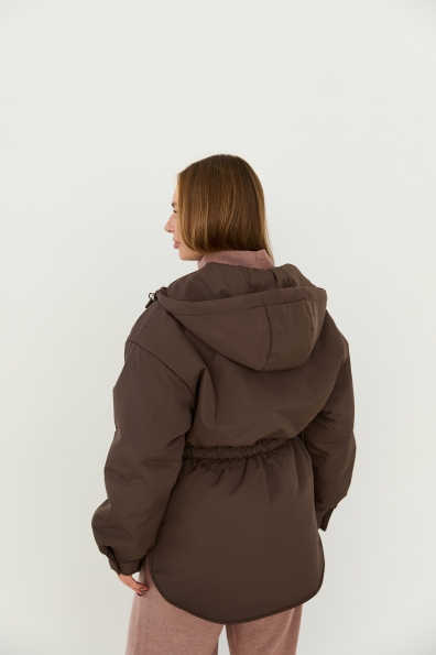 Куртка Ліон Плащівка Ammy (150) 16246 Цвет: Шоколад Темний - фото №3 Куртка Ліон Плащівка Ammy (150) 16246 Цвет: Шоколад Темний