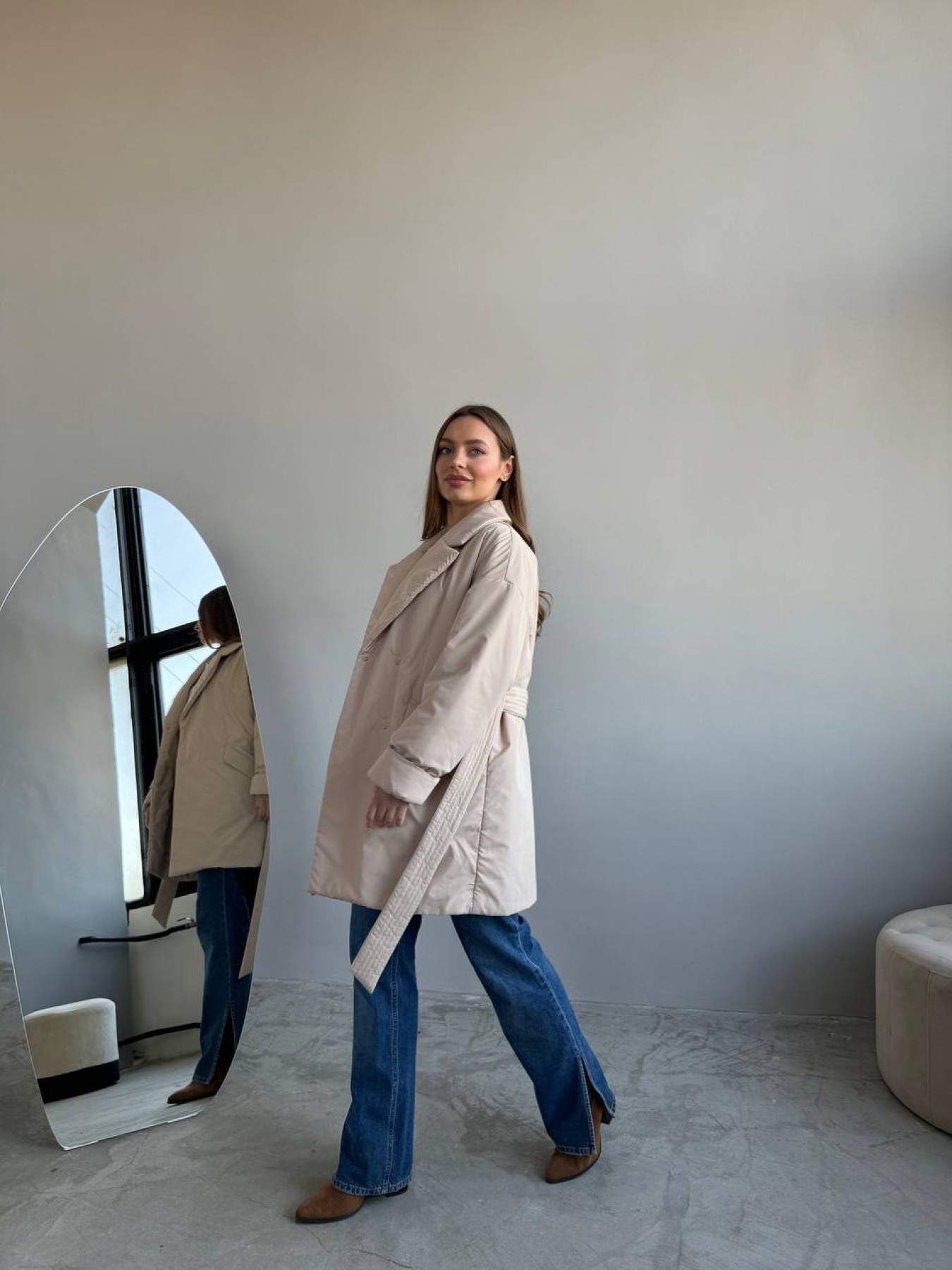 Куртка Флай 80_150 Плащівка Ammy 16275 Цвет: світло бежевий - фото №1 Куртка Флай 80_150 Плащівка Ammy 16275 Цвет: світло бежевий