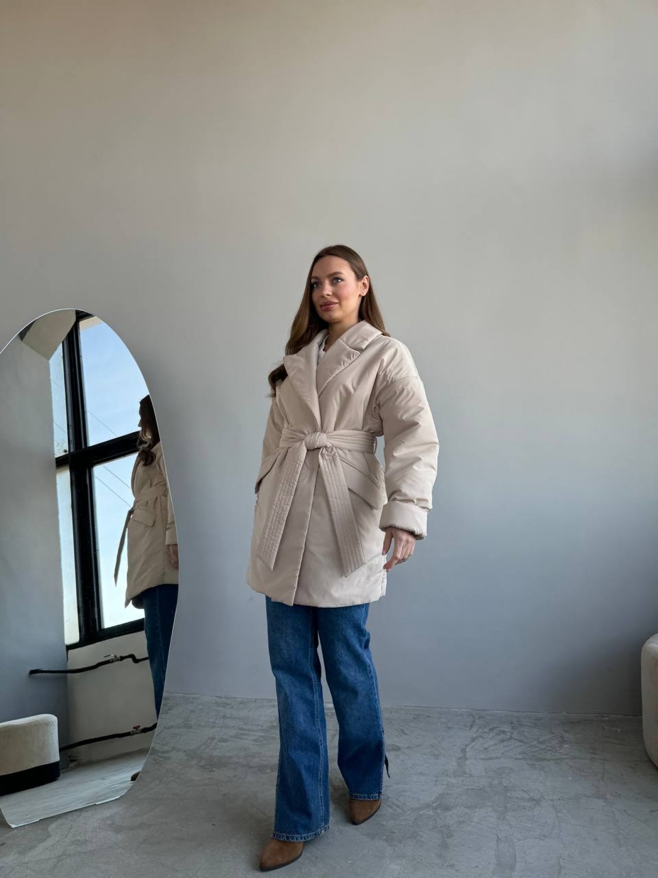 Куртка Флай 80_150 Плащівка Ammy 16275 Цвет: світло бежевий - фото №7 Куртка Флай 80_150 Плащівка Ammy 16275 Цвет: світло бежевий