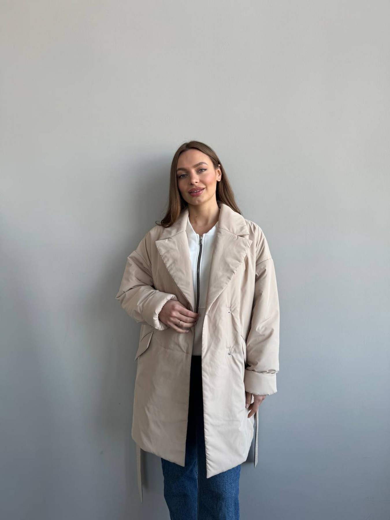 Куртка Флай 80_150 Плащівка Ammy 16275 Цвет: світло бежевий - фото №5 Куртка Флай 80_150 Плащівка Ammy 16275 Цвет: світло бежевий