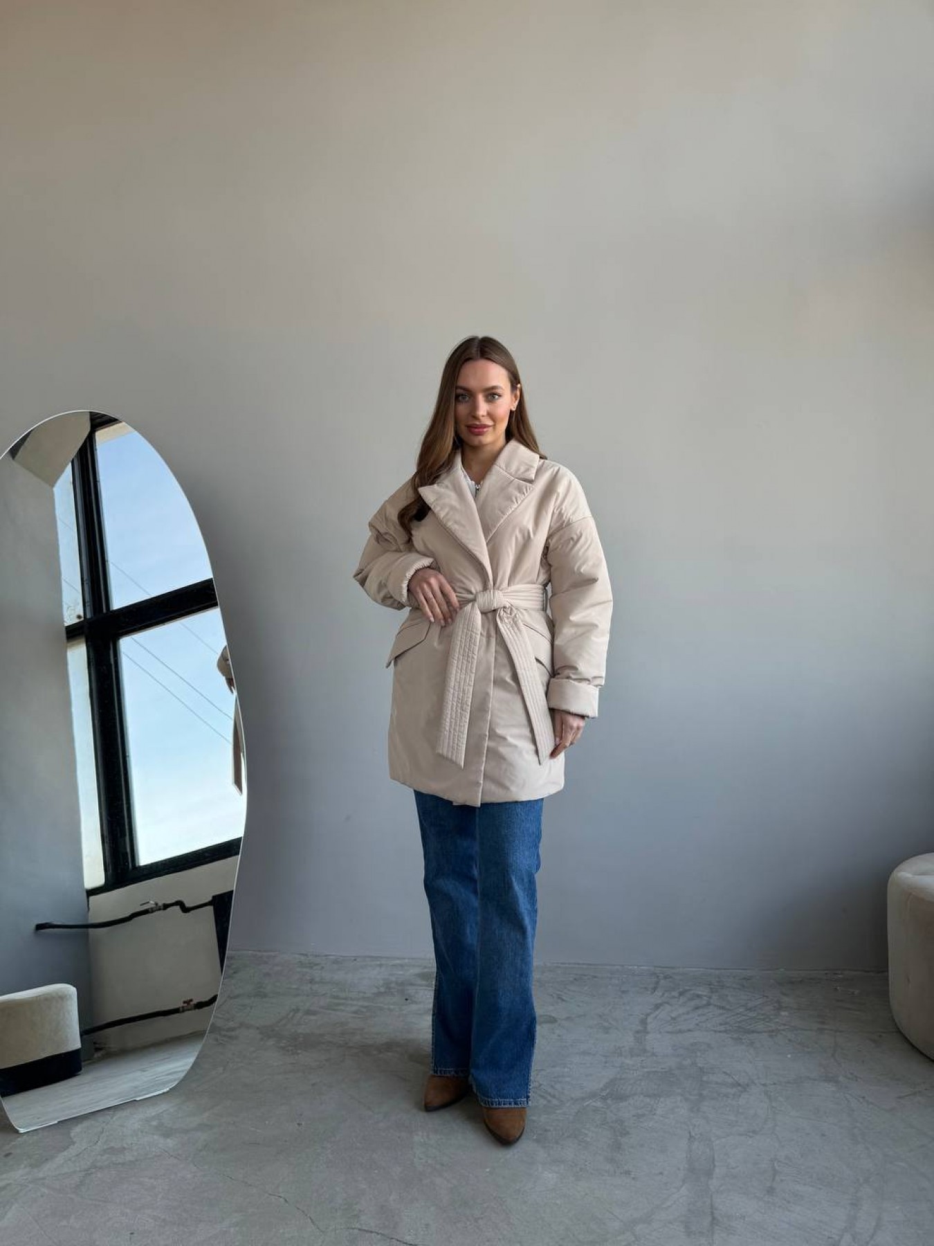 Куртка Флай 80_150 Плащівка Ammy 16275 Цвет: світло бежевий - фото №8 Куртка Флай 80_150 Плащівка Ammy 16275 Цвет: світло бежевий