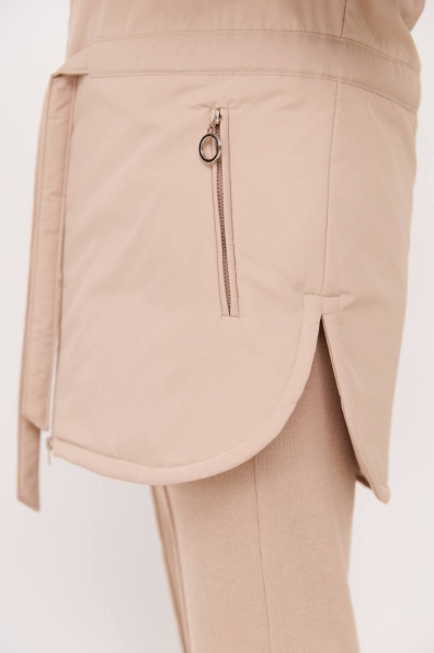 Куртка Нано утеплений Плащівка Ammy 16260 Цвет: світло бежевий - фото №7 Куртка Нано утеплений Плащівка Ammy 16260 Цвет: світло бежевий