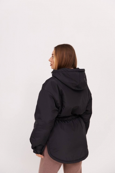 Куртка Нано утеплений Плащівка Ammy 16260 Цвет: Чорний - фото №5 Куртка Нано утеплений Плащівка Ammy 16260 Цвет: Чорний