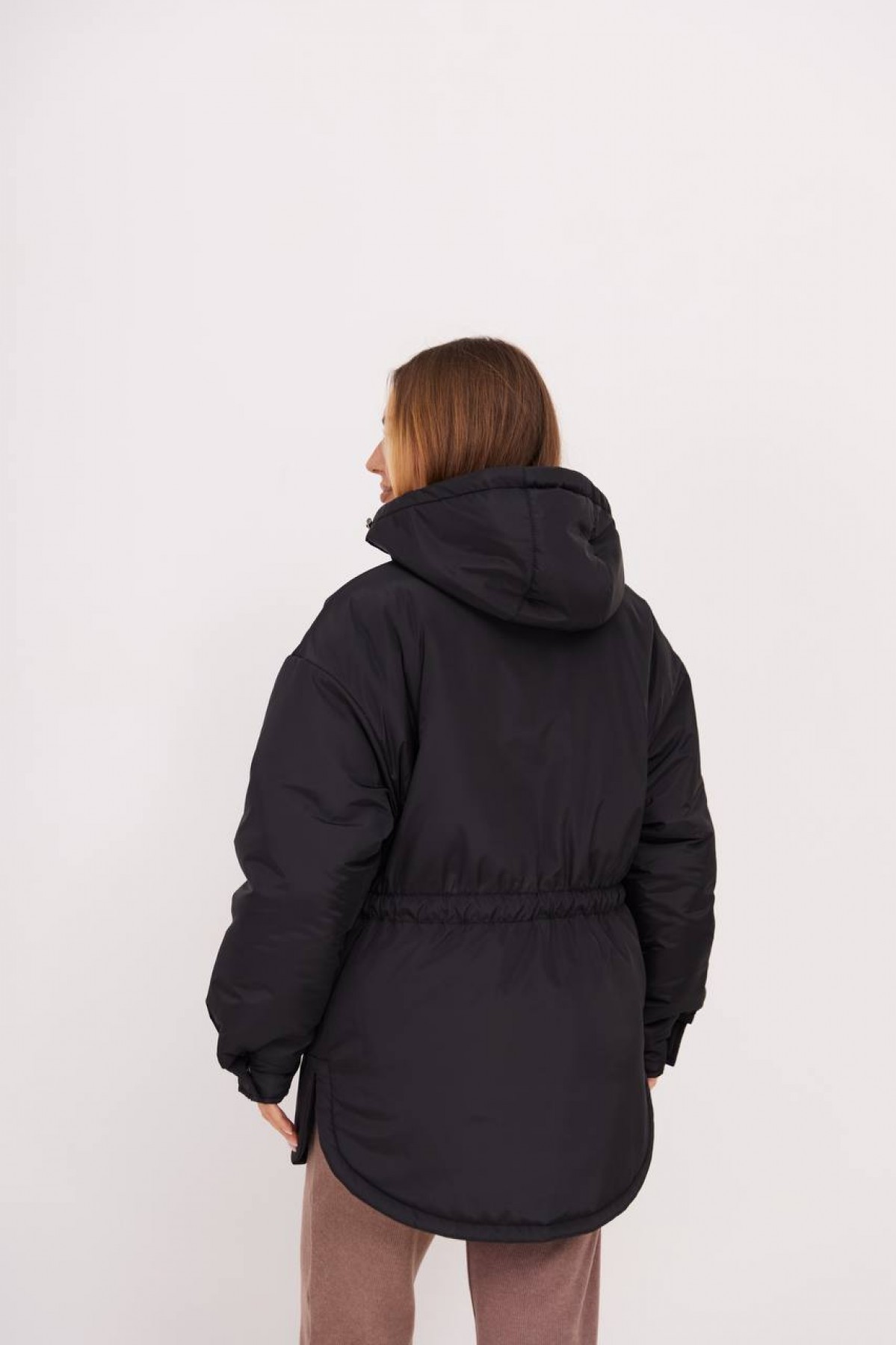 Куртка Нано утеплений Плащівка Ammy 16260 Цвет: Чорний - фото №4 Куртка Нано утеплений Плащівка Ammy 16260 Цвет: Чорний