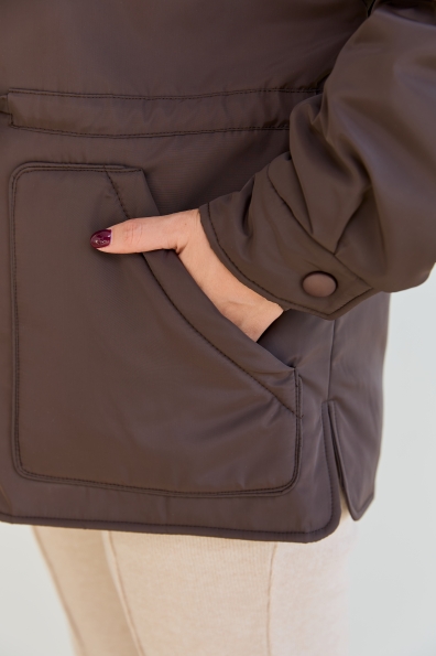 Куртка Інсайт_65_дс_150  Плащівка Ammy 16232 Цвет: Шоколад Темний