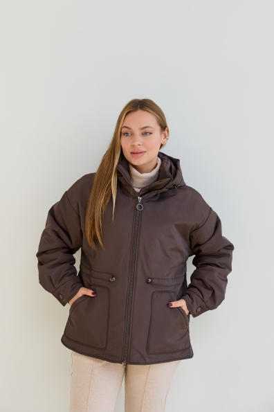 Куртка Інсайт_65_дс_150  Плащівка Ammy 16232 Цвет: Шоколад Темний