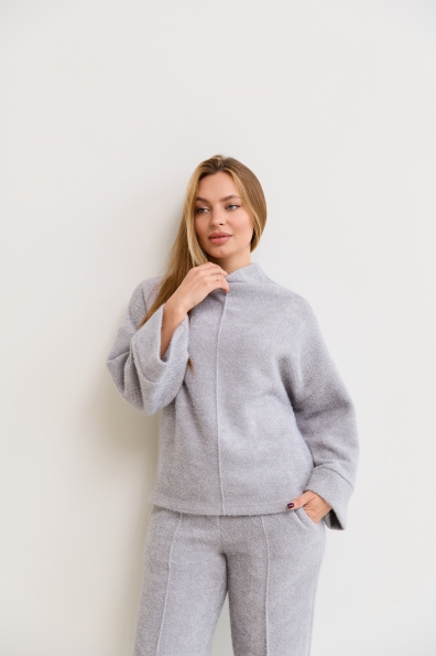 Костюм Алішер Трикотаж Альпака 16285 Цвет: Сірий