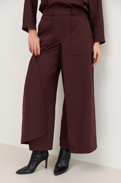 Костюм Ріволі Костюмка креп стрейч 16195 Цвет: Шоколад