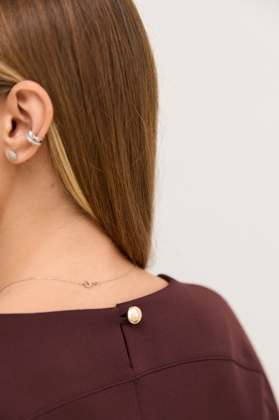 Костюм Ріволі Костюмка креп стрейч 16195 Цвет: Шоколад