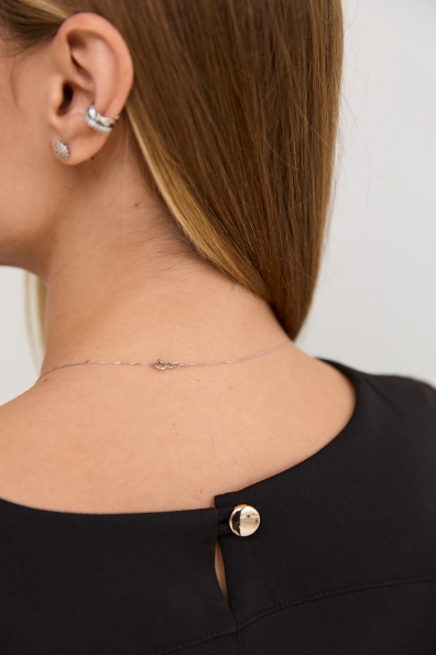 Костюм Ріволі Костюмка креп стрейч 16195 Цвет: Чорний