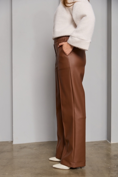 Купить Штани "Метро" Екошкіра на замші 16157 оптом и в розницу