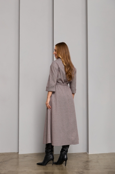 Сукня Дана Міді 3/4 Діагональ 16177 Цвет: Шоколад