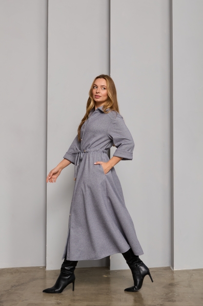 Сукня Дана Міді 3/4 Діагональ 16177 Цвет: Сірий 2