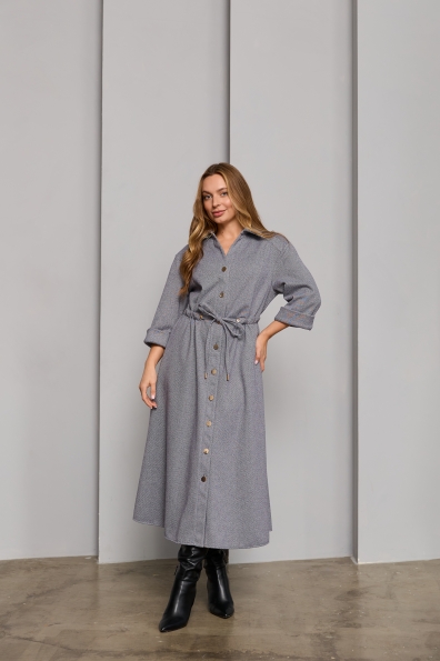 Сукня Дана Міді 3/4 Діагональ 16177 Цвет: Сірий 2