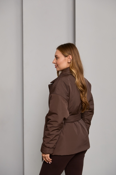 Куртка Флай Плащівка Ammy (150) 16302 Цвет: Шоколад Темний