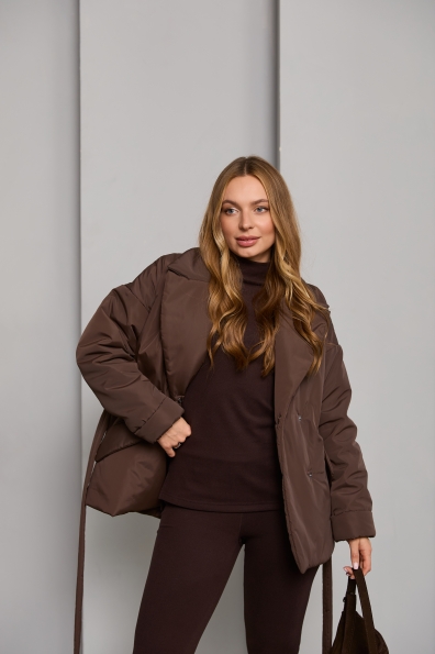 Куртка Флай Плащівка Ammy (150) 16302 Цвет: Шоколад Темний