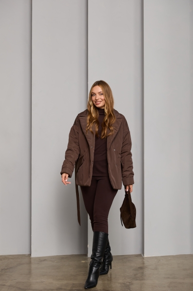 Куртка Флай Плащівка Ammy (150) 16302 Цвет: Шоколад Темний