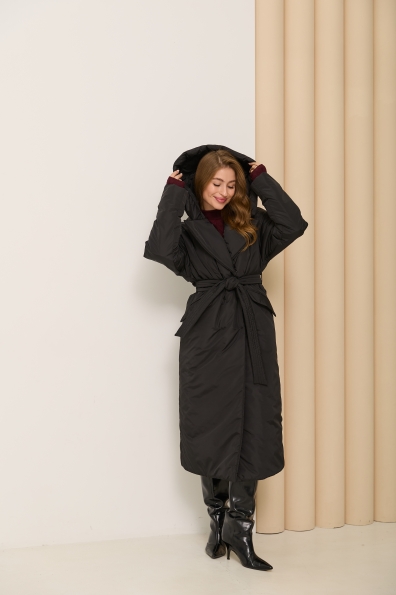 Куртка Комбо 120 Плащівка Ammy зима 16348 Цвет: Чорний