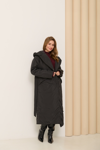 Куртка Комбо 120 Плащівка Ammy зима 16348 Цвет: Чорний