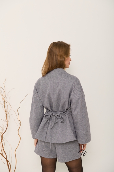 Жакет Шарм Горл 7/8 Діагональ 16127 Цвет: Сірий 2