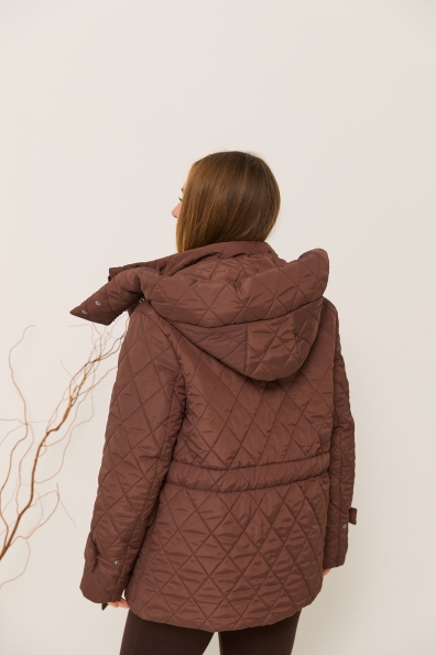 Куртка Нова 70 Плащівка Ammy стьобана ЗИМА 16372 Цвет: Шоколад