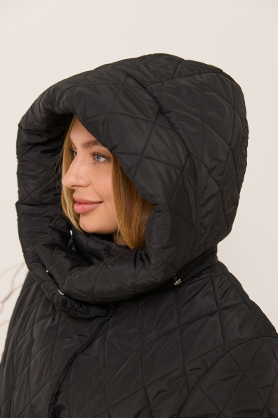 Куртка Нова 70 Плащівка Ammy стьобана ЗИМА 16372 Цвет: Чорний