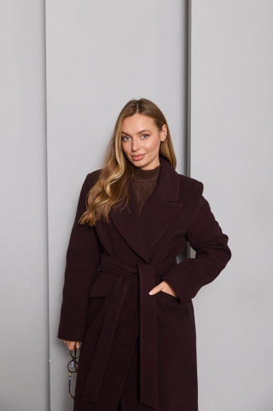 Купити Пальто "Вега" 125 Кашемір гладкий ЗИМА 16365 оптом і в роздріб