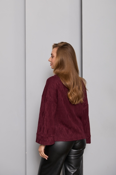 Купити Блуза "Мьюз" 7/8  Трикотаж Ангора дизайн 16149 оптом і в роздріб