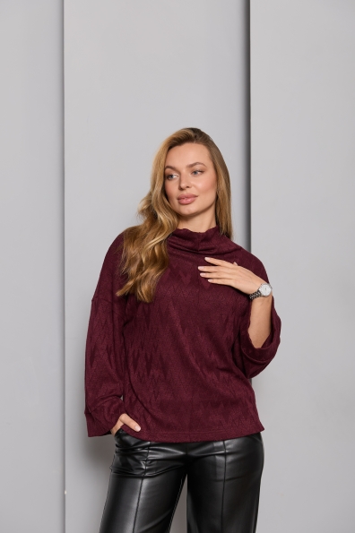 Купити Блуза "Мьюз" 7/8  Трикотаж Ангора дизайн 16149 оптом і в роздріб