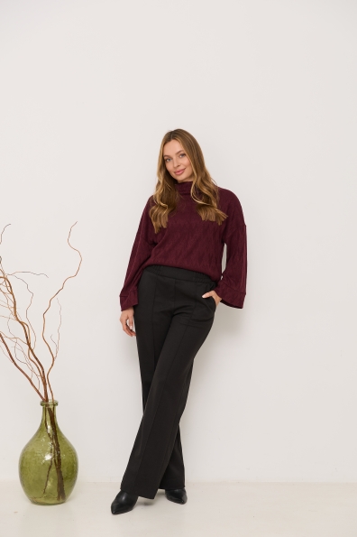 Купити Штани "Метро" Трикотаж Алекс вовна 16415 оптом і в роздріб