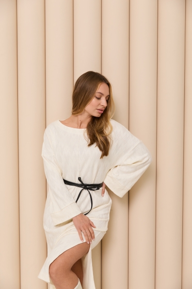 Купити Сукня "Луна" Міді Трикотаж Ангора дизайн 16405 оптом і в роздріб