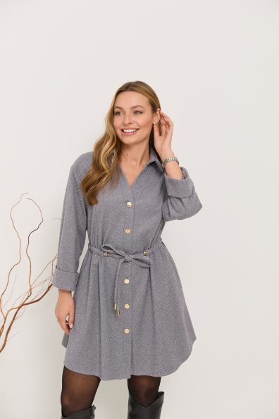 Сукня Дана Міні 3/4 Діагональ 16386 Цвет: Сірий 2