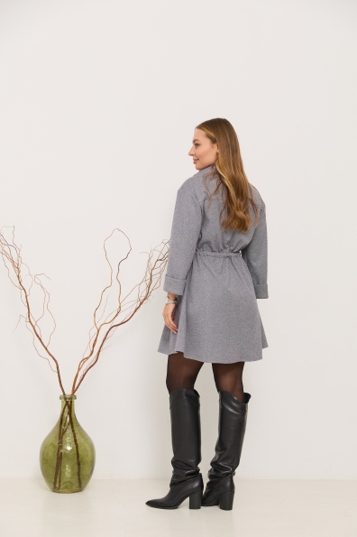 Сукня Дана Міні 3/4 Діагональ 16386 Цвет: Сірий 2