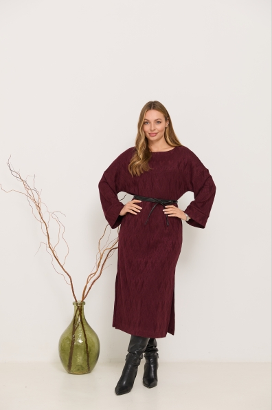 Купити Сукня "Луна" Міді Трикотаж Ангора дизайн 16405 оптом і в роздріб