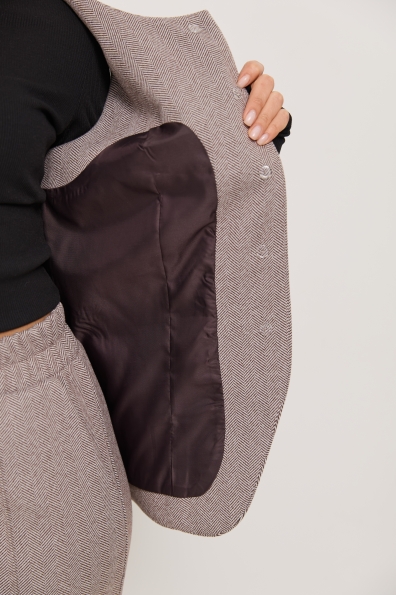 Костюм Сапфір Елка 16395 Цвет: Шоколад/Дрібна 2