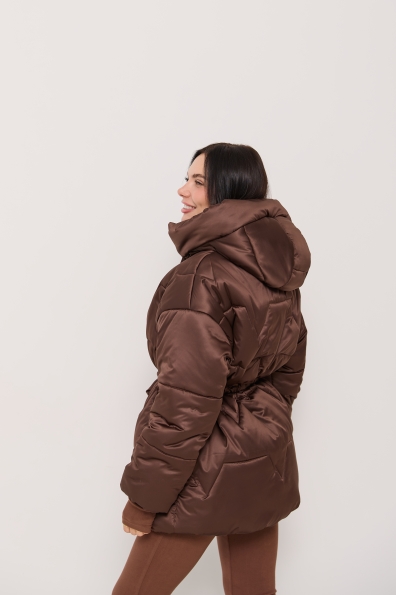 Куртка Харт 85 Плащевка Grazia 16422 Цвет: Шоколад