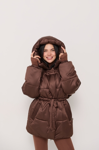 Куртка Харт 85 Плащевка Grazia 16422 Цвет: Шоколад